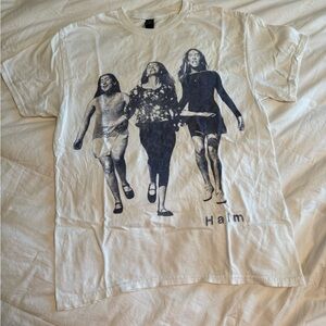 Haim Band Tee T-shirt Size Medium 2025 Tour
